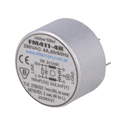 Filtru Anti-Interferențe 250V AC 100nF 2,2nF 0,5mH THT | Electronic-mag.ro | Componente Electronice