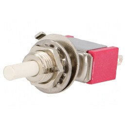 Comutator apăsare SPDT 1A 125VAC ON-ON | Electronic-mag.ro | Componente Electronice