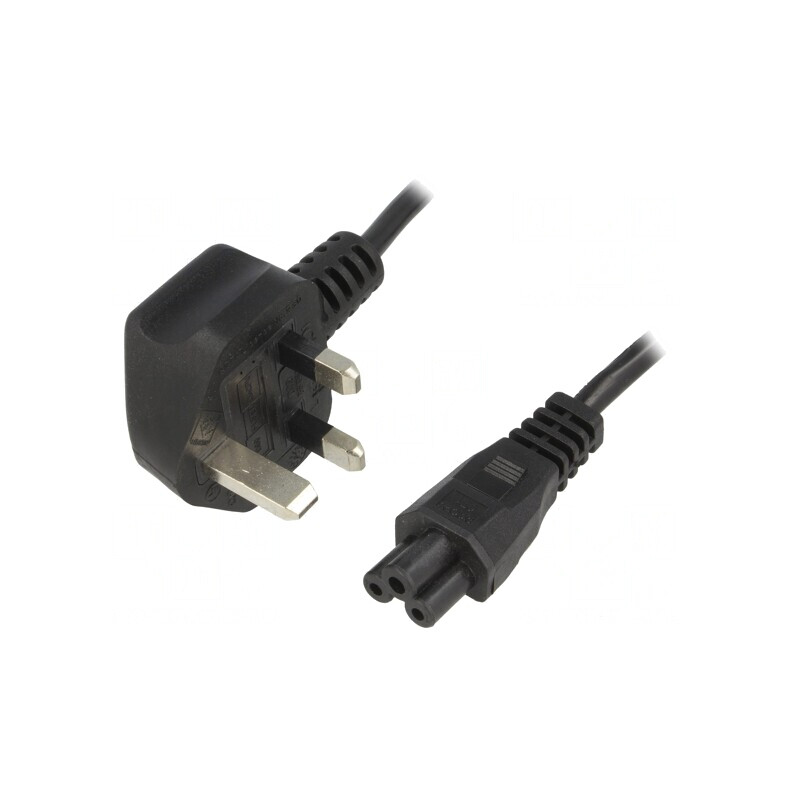 Cablu Alimentare Negru 1,5m 3x0,75mm2 BS 1363 la IEC C5 | Electronic-mag.ro | Componente Electronice Cablu Alimentare Negru 1,5m 3x0,75mm2 BS 1363 la IEC C5 | Electronic-mag.ro | Componente Electronice