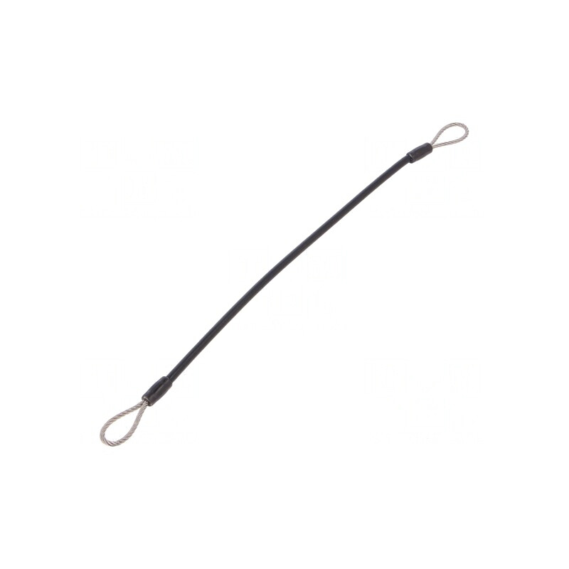Cablu de Asigurare din Oțel Inoxidabil cu Acoperire din PVC 500mm | Electronic-mag.ro | Componente Electronice Cablu de Asigurare din Oțel Inoxidabil cu Acoperire din PVC 500mm | Electronic-mag.ro | Componente Electronice