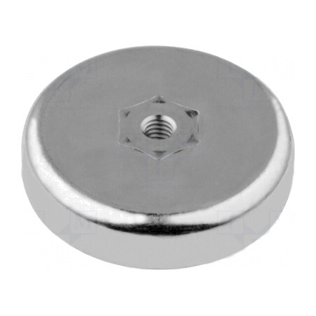 Magnet Fix Ferită 72N Ø 32mm Filet M4 | Electronic-mag.ro | Componente Electronice