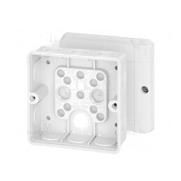 Cutie de Conexiuni IP55 Albă 98x98x55mm | Electronic-mag.ro | Componente Electronice