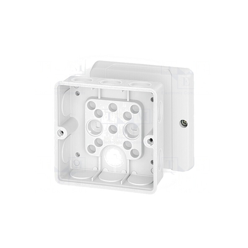 Cutie de Conexiuni IP55 Albă 98x98x55mm | Electronic-mag.ro | Componente Electronice