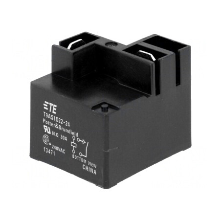 Releu electromagnetic SPST-NO 24VDC 30A T9A | Electronic-mag.ro | Componente Electronice