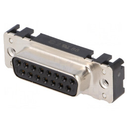 Conector D-Sub 15-Pin Mamă THT UNC 4-40 | Electronic-mag.ro | Componente Electronice