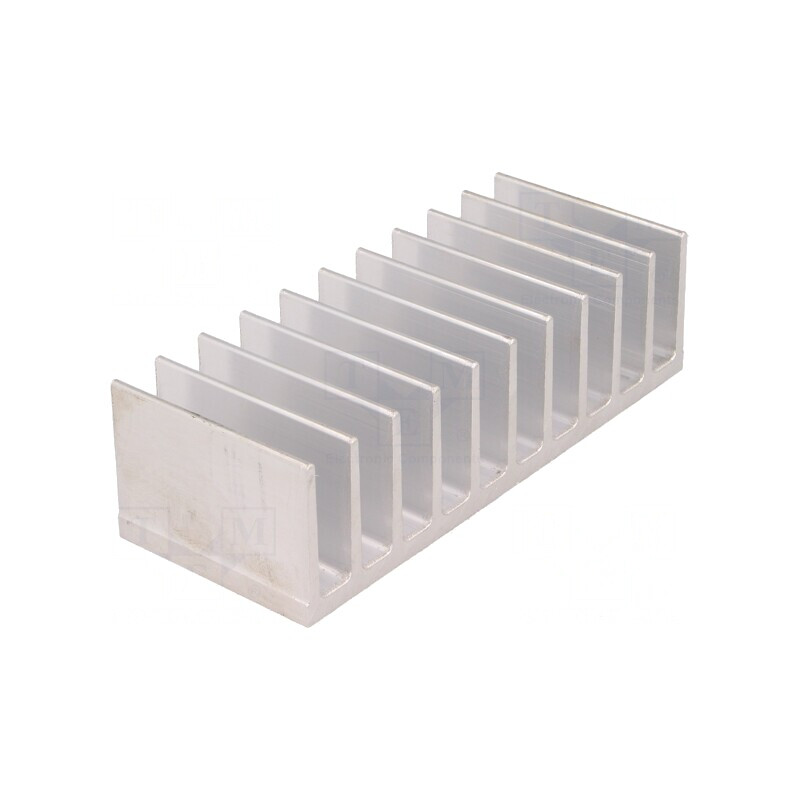 Radiator Extrudat cu Aripioare 50x124x35mm | Electronic-mag.ro | Componente Electronice