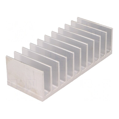 Radiator Extrudat cu Aripioare 50x124x35mm | Electronic-mag.ro | Componente Electronice