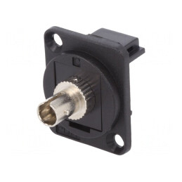 Cuplă fibră optică ST plastic | Electronic-mag.ro | Componente Electronice