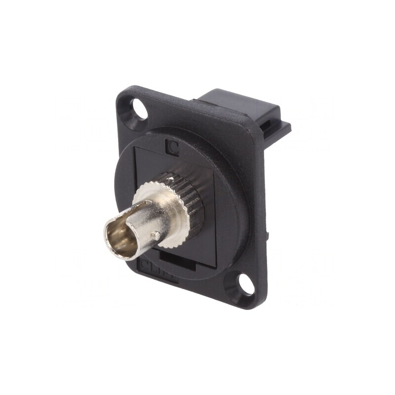 Cuplă fibră optică ST plastic | Electronic-mag.ro | Componente Electronice