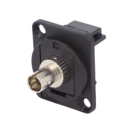 Cuplă fibră optică ST plastic | Electronic-mag.ro | Componente Electronice