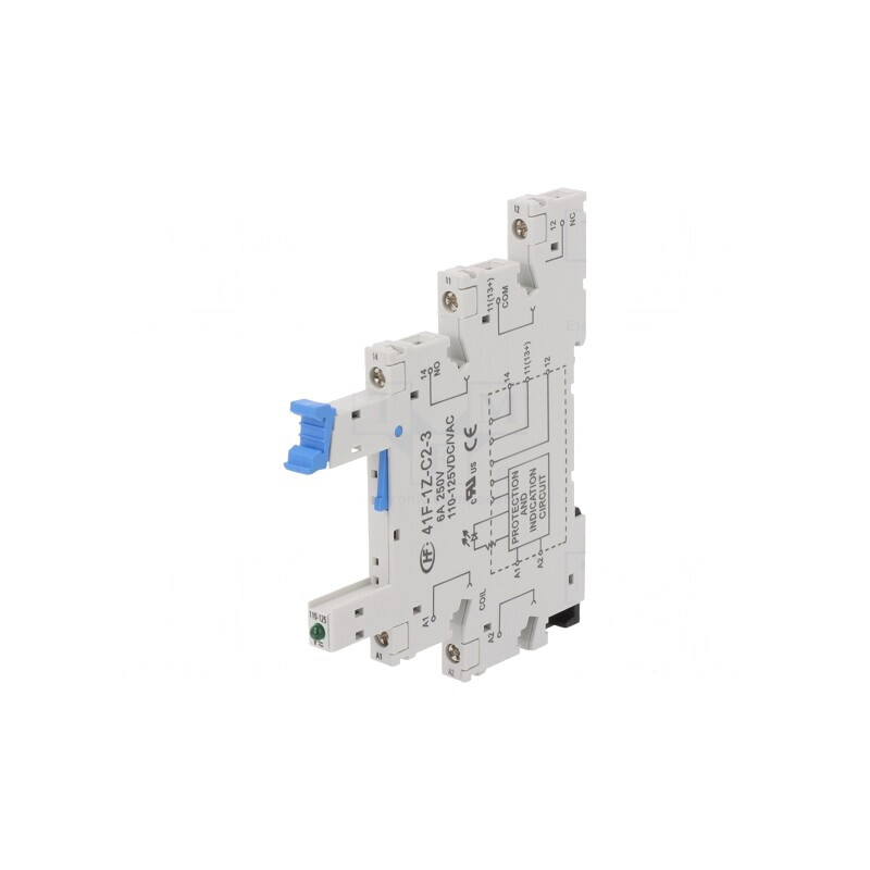 Stativ pentru șină DIN cu cleme și șuruburi 250VAC 6A | Electronic-mag.ro | Componente Electronice