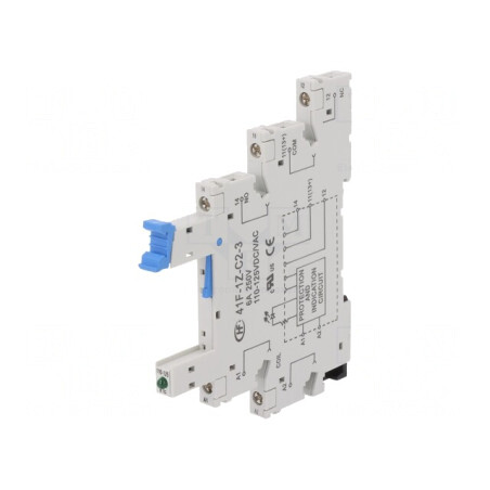 Stativ pentru șină DIN cu cleme și șuruburi 250VAC 6A | Electronic-mag.ro | Componente Electronice