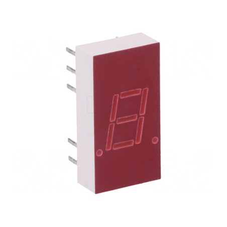 Afișaj LED 7 Segmente 7.6mm Roșu | Electronic-mag.ro | Componente Electronice
