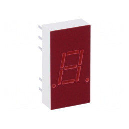 Afișaj LED 7 Segmente 7.6mm Roșu | Electronic-mag.ro | Componente Electronice