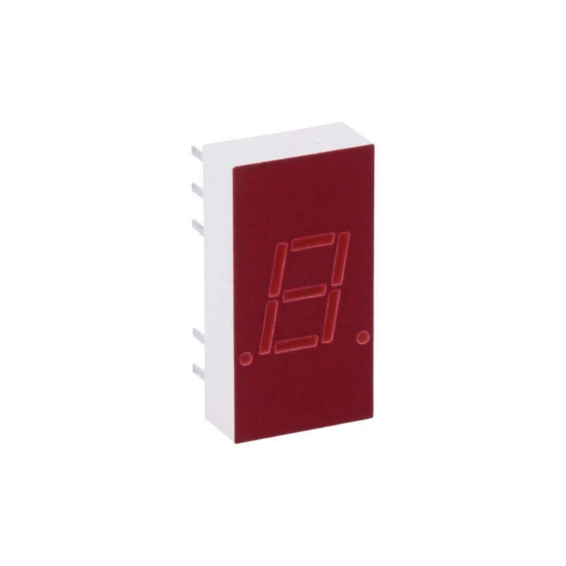 Afișaj LED 7 Segmente 7.6mm Roșu | Electronic-mag.ro | Componente Electronice