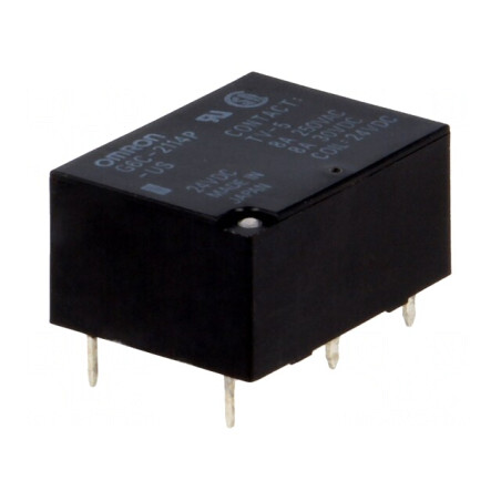Releu Electromagnetic SPST 24VDC | Electronic-mag.ro | Componente Electronice