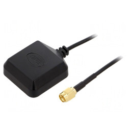 Antenă GPS 3dBi RHCP SMA Magnetică | Electronic-mag.ro | Componente Electronice