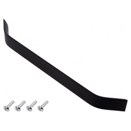 Manetă Aluminiu Negru Mat 26,5mm x 275mm x 25mm | Electronic-mag.ro | Componente Electronice