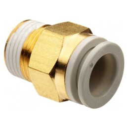 Racord Push-In Filetat Alamă R 3/8 - 1-10 Bar | Electronic-mag.ro | Componente Electronice