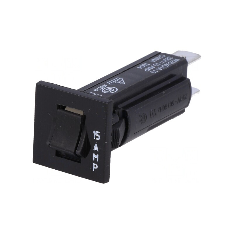 Întrerupător de Supracurent 250VAC 15A | Electronic-mag.ro | Componente Electronice