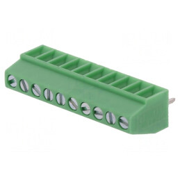 Regletă Conexiuni PCB 90° 2,54mm 10 Piste | Electronic-mag.ro | Componente Electronice