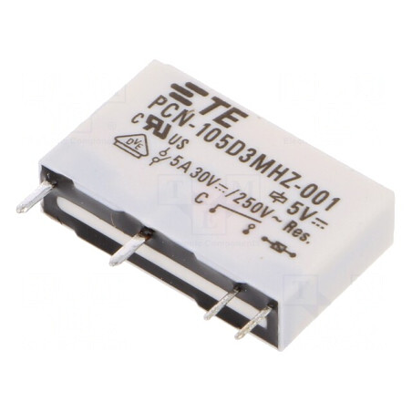 Releu Electromagnetic 5VDC 5A 3A/250VAC PCB | Electronic-mag.ro | Componente Electronice