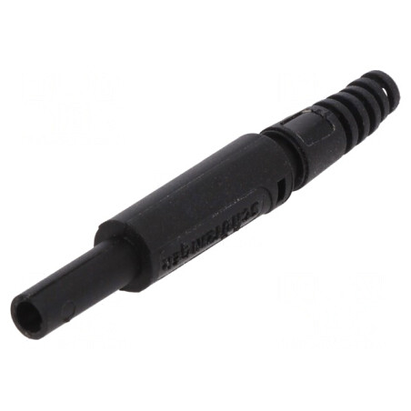 Mufă Banană 2mm 10A 600VDC Neagră | Electronic-mag.ro | Componente Electronice