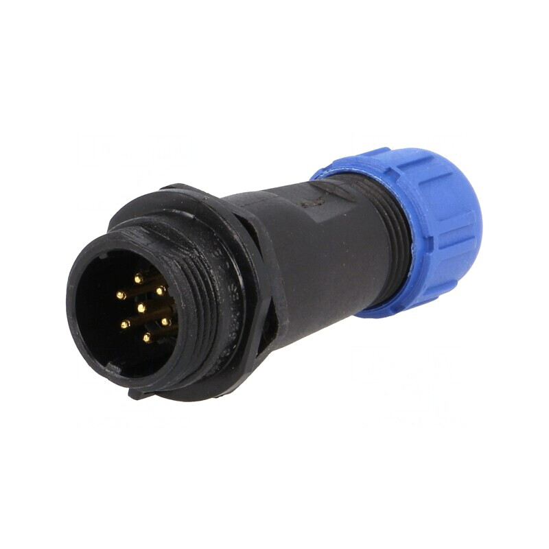 Conector SP13 Tată 7 PIN IP68 5A 125V | Electronic-mag.ro | Componente Electronice