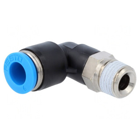 Racord Push-in 90° 6mm 0,95-6bar | Electronic-mag.ro | Componente Electronice