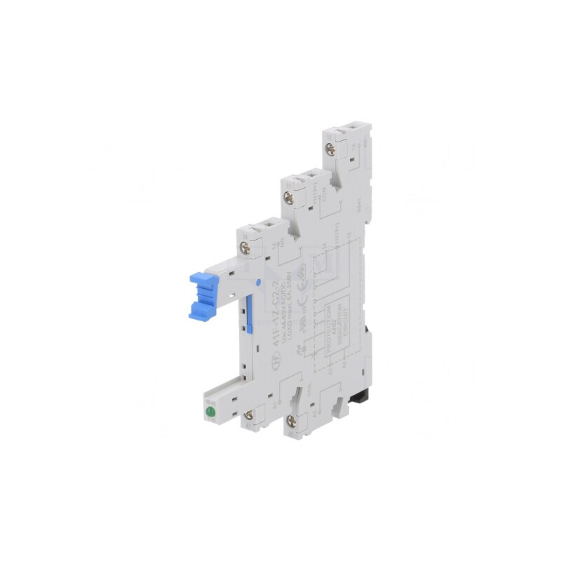 Stativ pentru Șină DIN cu Cleme și Șuruburi 250VAC 6A | Electronic-mag.ro | Componente Electronice