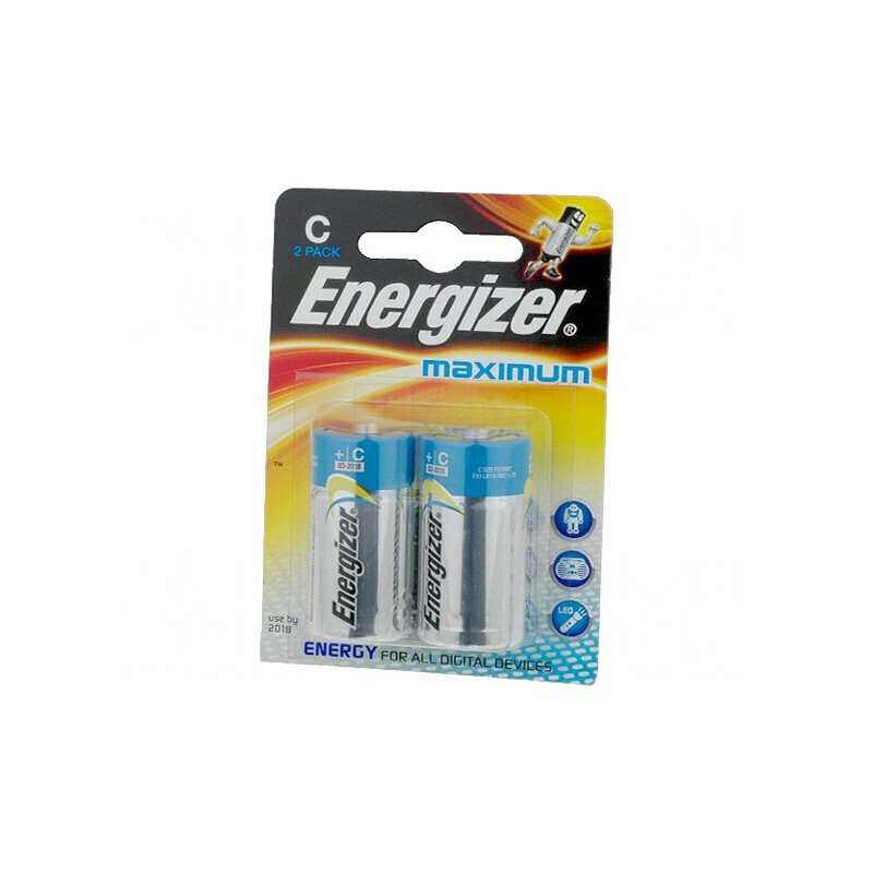 Baterie alcalină 1.5V C nereîncărcabilă set 2 Maximum | Electronic-mag.ro | Componente Electronice
