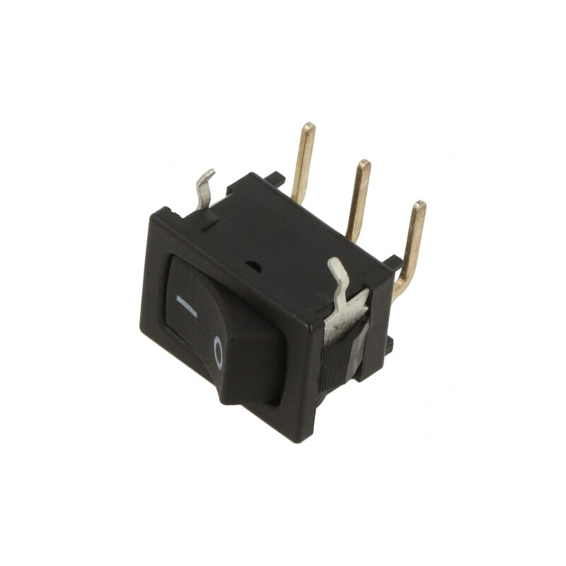Comutator Basculant ON-ON 5A/250VAC Negru | Electronic-mag.ro | Componente Electronice