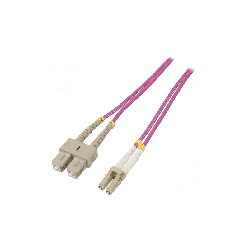 Cablu Patch Fibră Optică OM4 LC/UPC-SC/UPC 1m Roz LSZH 3mm | Electronic-mag.ro | Componente Electronice Cablu Patch Fibră Optică OM4 LC/UPC-SC/UPC 1m Roz LSZH 3mm | Electronic-mag.ro | Componente Electronice