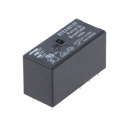 Releu Electromagnetic DPDT 12VDC 8A PCB | Electronic-mag.ro | Componente Electronice
