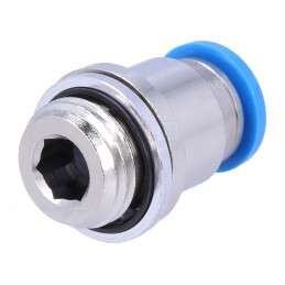 Racord Push-In Simplu 0,95-6bar Cauciuc NBR | Electronic-mag.ro | Componente Electronice