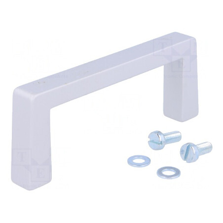 Manetă aluminiu gri 40mm x 102mm x 12,2mm | Electronic-mag.ro | Componente Electronice