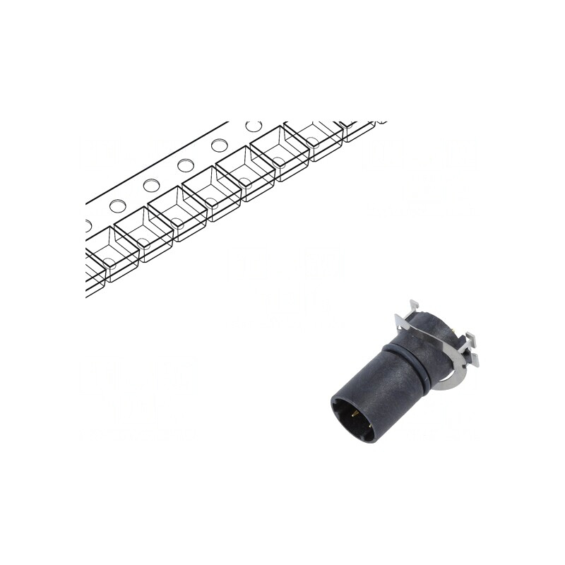 Soclu M12 4-Pin Ethernet pentru PCB SMT 250V 4A | Electronic-mag.ro | Componente Electronice Soclu M12 4-Pin Ethernet pentru PCB SMT 250V 4A | Electronic-mag.ro | Componente Electronice