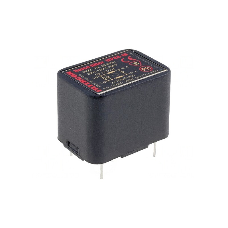 Filtru Anti-Interferențe Alimentare 250VAC 100nF 2mH THT | Electronic-mag.ro | Componente Electronice