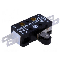 Microîntrerupător SNAP ACTION 2,5A 250VAC 0,3A 220VDC | Electronic-mag.ro | Componente Electronice