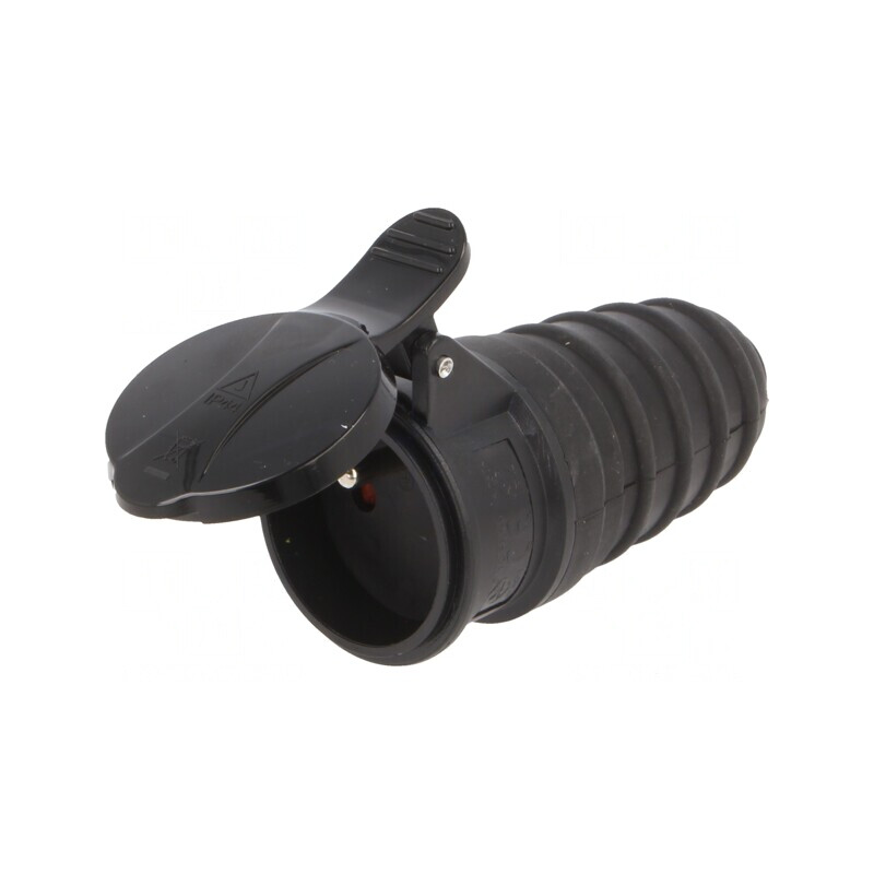 Conector alimentare AC mamă 2P PE 250VAC 16A negru | Electronic-mag.ro | Componente Electronice Conector alimentare AC mamă 2P PE 250VAC 16A negru | Electronic-mag.ro | Componente Electronice