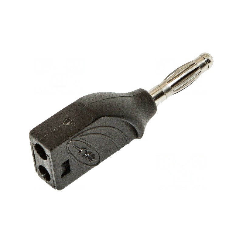 Mufă Banană 4mm 15A Neagră | Electronic-mag.ro | Componente Electronice