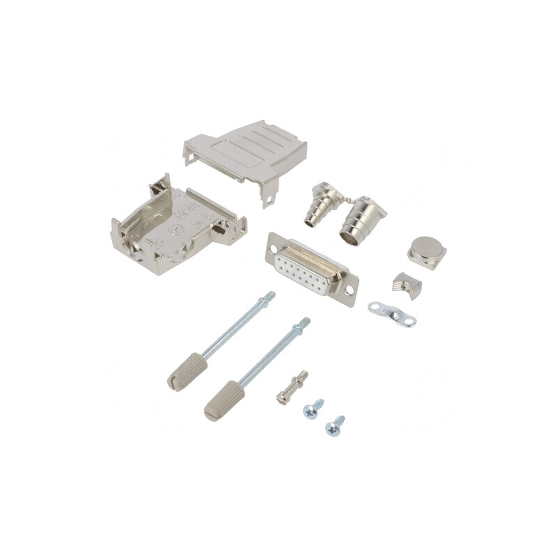 D-Sub 15-Pin Mufă Mamă Albă - Set Complet | Electronic-mag.ro | Componente Electronice D-Sub 15-Pin Mufă Mamă Albă - Set Complet | Electronic-mag.ro | Componente Electronice