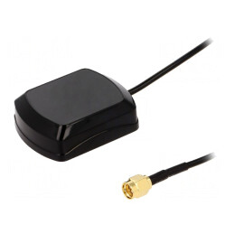 Antenă GPS 3dBi RHCP cu Magnet și Conector SMA