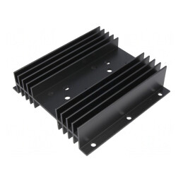 Radiator Negru Extrudat TO3 100x102x25mm | Electronic-mag.ro | Componente Electronice