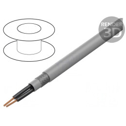 Cablu PVC Gri 2x1,5mm² 300V/500V ÖLFLEX® 150CY | Electronic-mag.ro | Componente Electronice