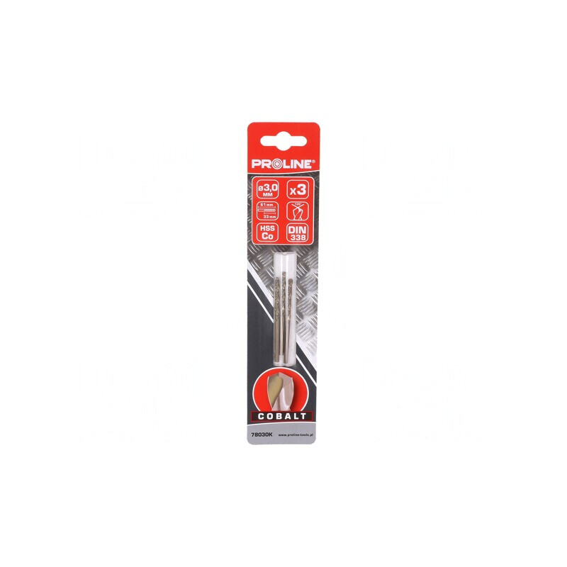 Burghiu Metal 3mm HSS-Co 3 Buc. | Electronic-mag.ro | Componente Electronice