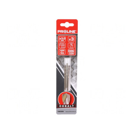 Burghiu Metal 3mm HSS-Co 3 Buc. | Electronic-mag.ro | Componente Electronice