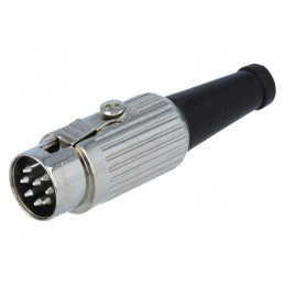 Mufă DIN 8-PIN cablu 270° 34V | Electronic-mag.ro | Componente Electronice