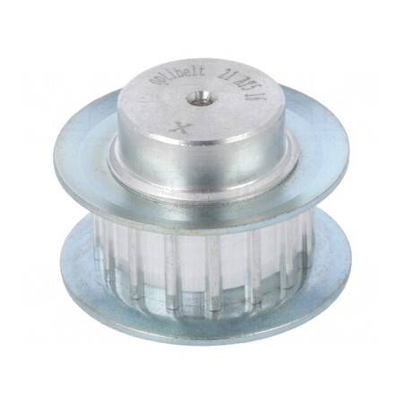 Roată de curea AT5 aluminiu 24,2mm 10mm | Electronic-mag.ro | Componente Electronice