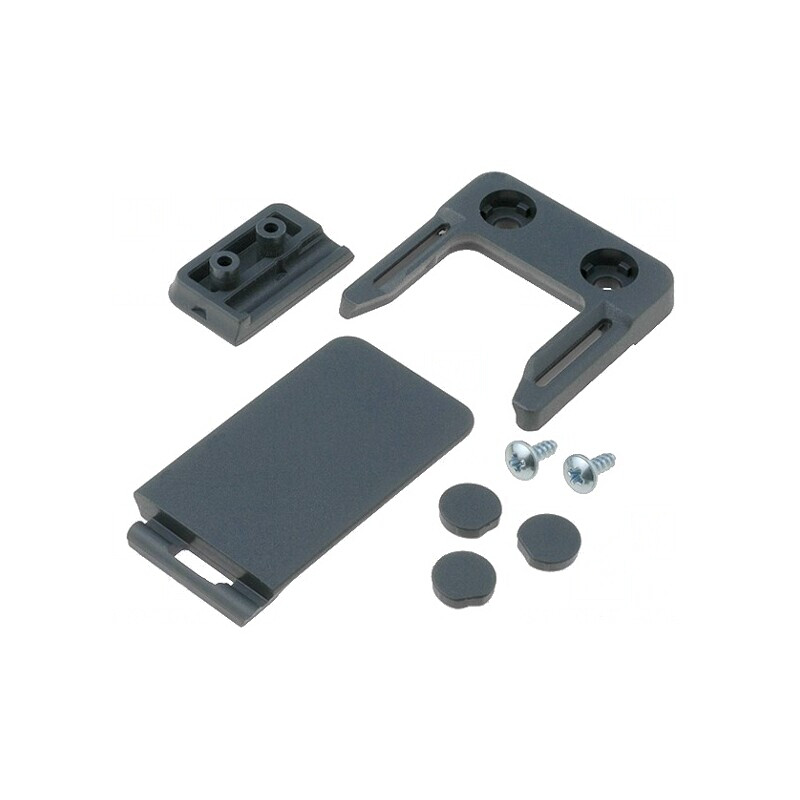Clips Carcasă ABS Soft-Case Gri | Electronic-mag.ro | Componente Electronice